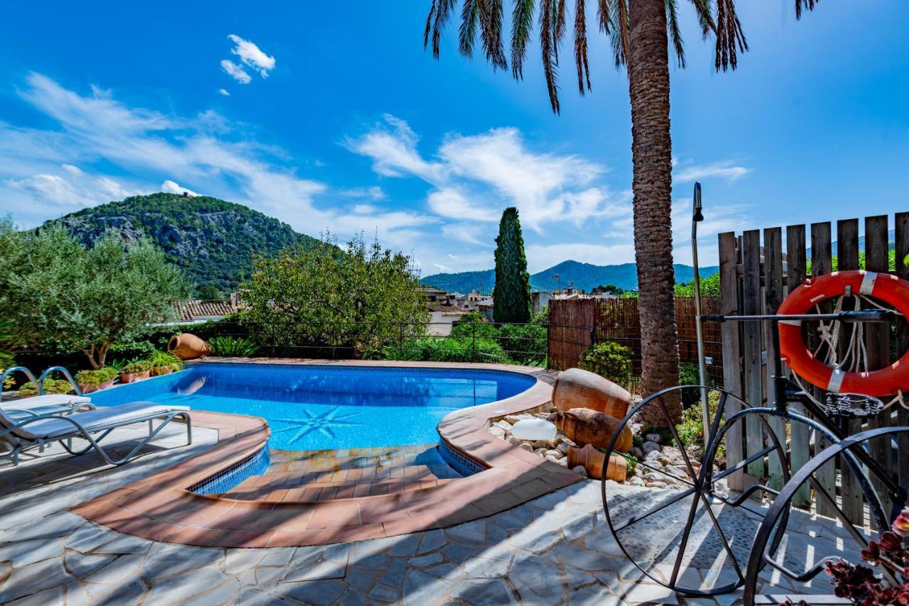 Villa In Center Of Pollensa With Pool And Jacuzzi Exterior foto