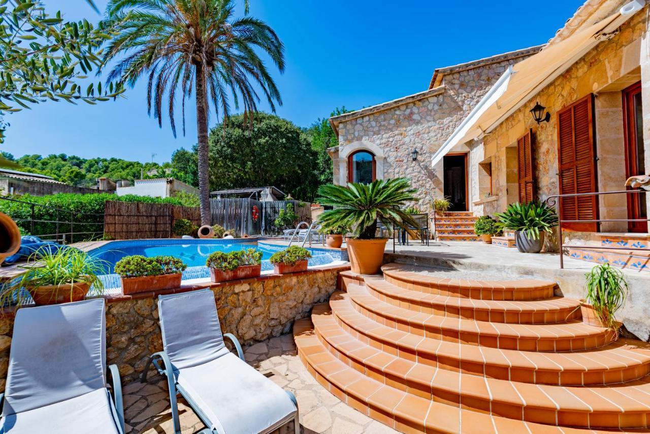 Villa In Center Of Pollensa With Pool And Jacuzzi Exterior foto